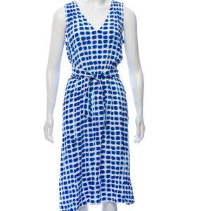 Kate Spade | Blue Abstract Print Knee Length Summer Dress NWT